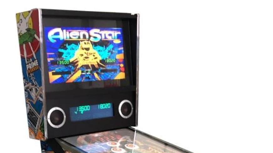 LED playfield of Prime Arcades Virtual Pinball 900 games in 1