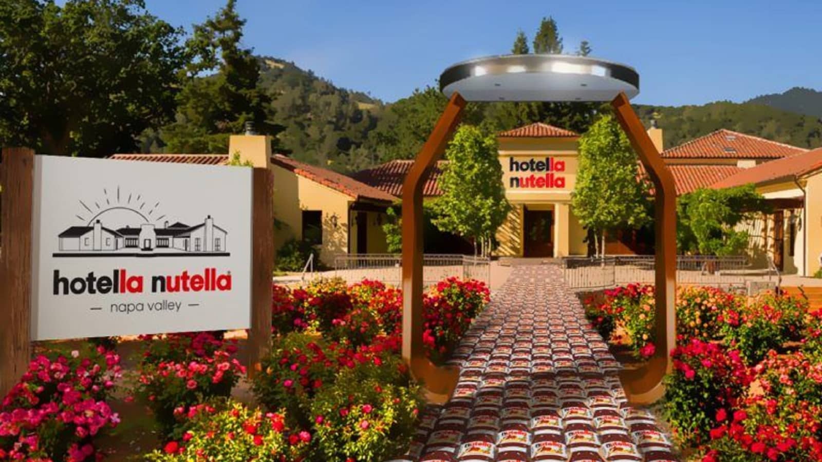 Nutella hotel in california