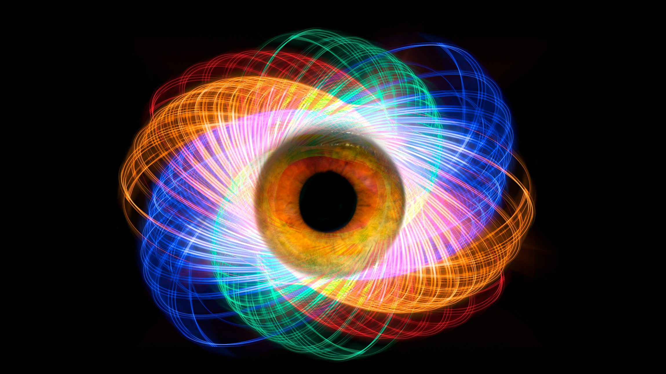 Light pattern as rings are a black hole