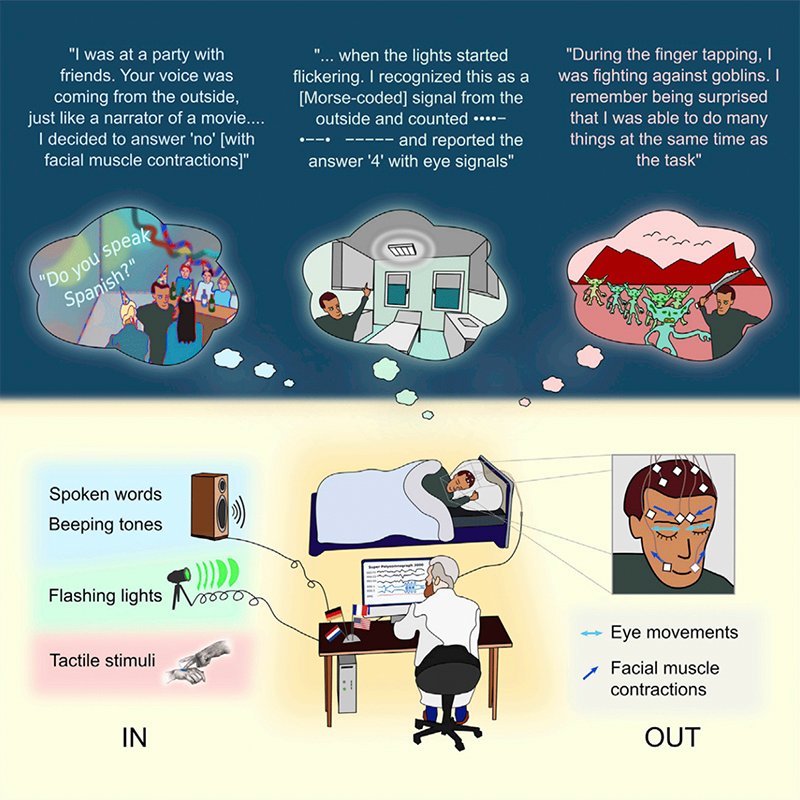 Scientists Talk With People In Their Dreams Infographic